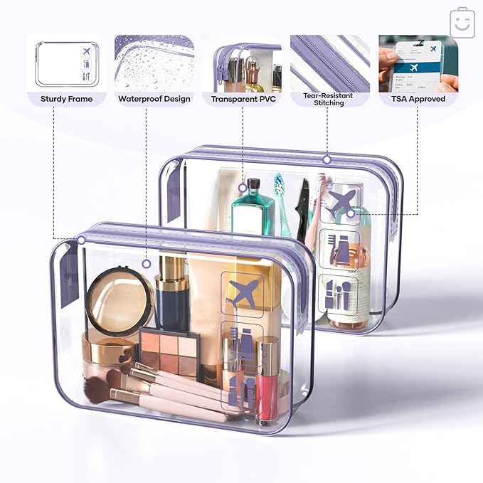 Veken 9/11 Set Compression Packing Cubes for Travel EssentialsCompressible Expandable Large Luggage Suitcase Organizer Bags for ClothingDurable Space Saver Storage Bags(Purple Gray)