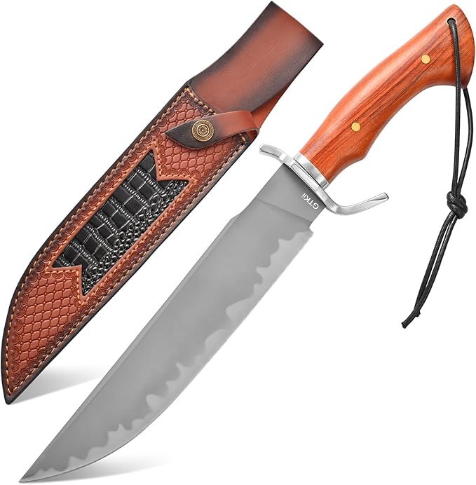 Gtkii GTK46 Fixed Blade Knife SKD-11 Steel Blade Rosewood Handle Fix Knifes for Outdoor Camping Hunting Collection