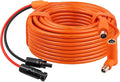 XRDS -RF Solar Connector to DC 8mm Extension Cable 35FT 14/12AWG Heavy Duty Adapter Cord with DC 7909 &amp 8020 for Jackery Explorer 240/500/1000/1500/2000 Pro Portable Power Station