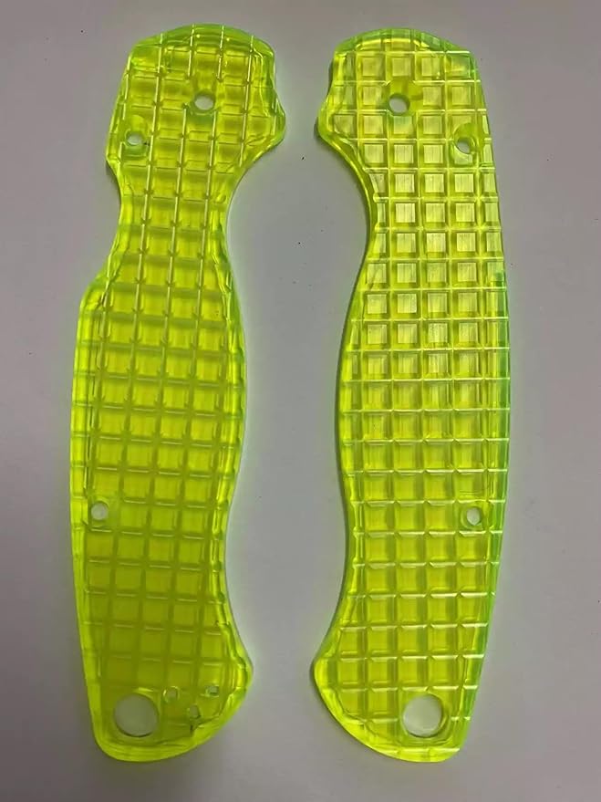 1 Pair Acrylic Scales Fits for C81 Paramilitary 2 Non-slip Handle Patch Replacement Accessory