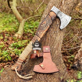 Hnadmade Two Handed Large Berserker Axe Norse Axe Scandinavian Viking Dane Ashwood Handle Functional Axe (FM-0008) ((FM-81))