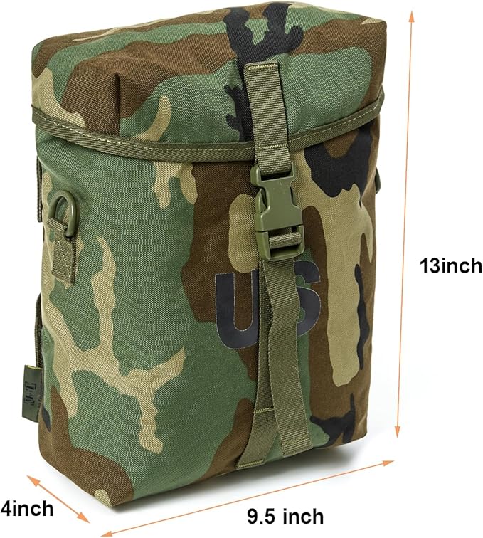 MT 2Pcs US Military MOLLE Sustainment Pouch Army Utility Pouch