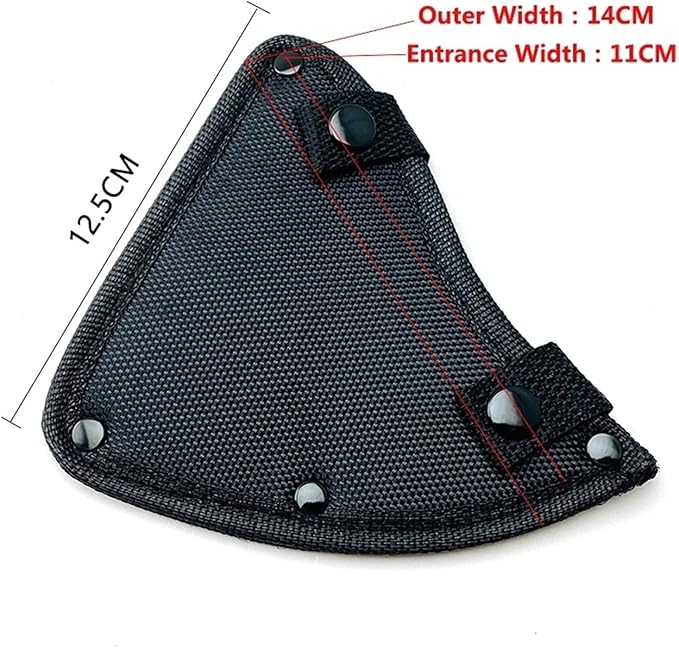 1piece Nylon Material Axe Tool Cover Bag Sheath Axes Protect Storage Case with Buckles for Outdoor Camping Blade Protection