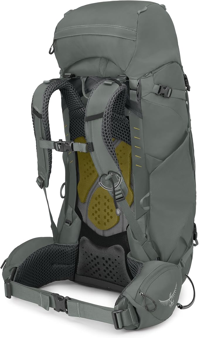 Osprey Kyte 58L Women's Backpacking Backpack - Hiking &amp Camping Bag with Waterproof Raincover Rocky Brook Green Medium/Large