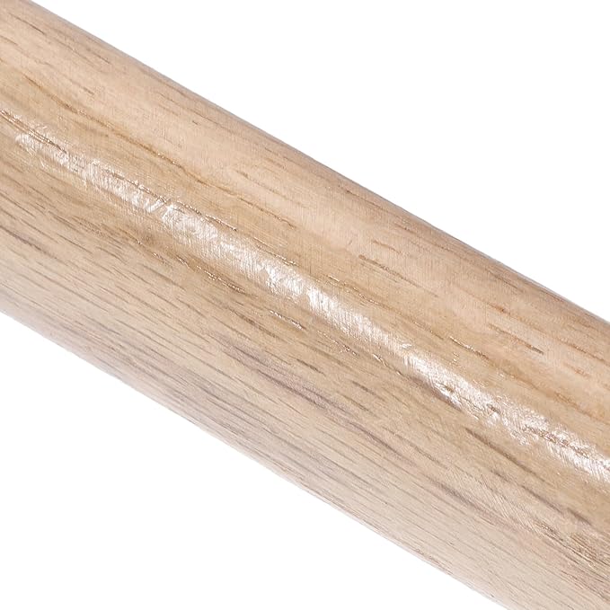 HEALLILY Wooden Hatchet Handle Replacement Kit with 50cm Oak Wood Handle and 5 Metal Wedges for Gardening and Woodworking Tools
