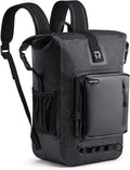 RIDEIRON Waterproof Backpack Motorcycle Dry Bag with Roll Top Closure for Kayaking Travel Surfing Boating Fishing Camping (Carbon Fiber 35L)