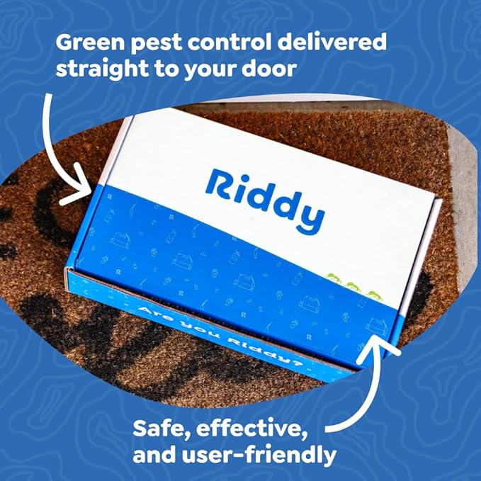 Riddy Green Customized Home Control Kit Includes Concentrate Aerosol Rechargeable Sprayer Traps Gloves &amp Guide Made with Natural Ingredients