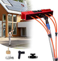 Water Fed Pole Kit Adjustable Solar Panel Cleaning Kit Cleaner Tool for Window Glass Roof Outdoor Glass Brush Window Washing Equipment（10FT RED）