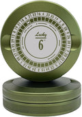 Edition 777: Roulette | Metal Can | Metal Container | Pouch Container | Small Storage Tin (Military Green)