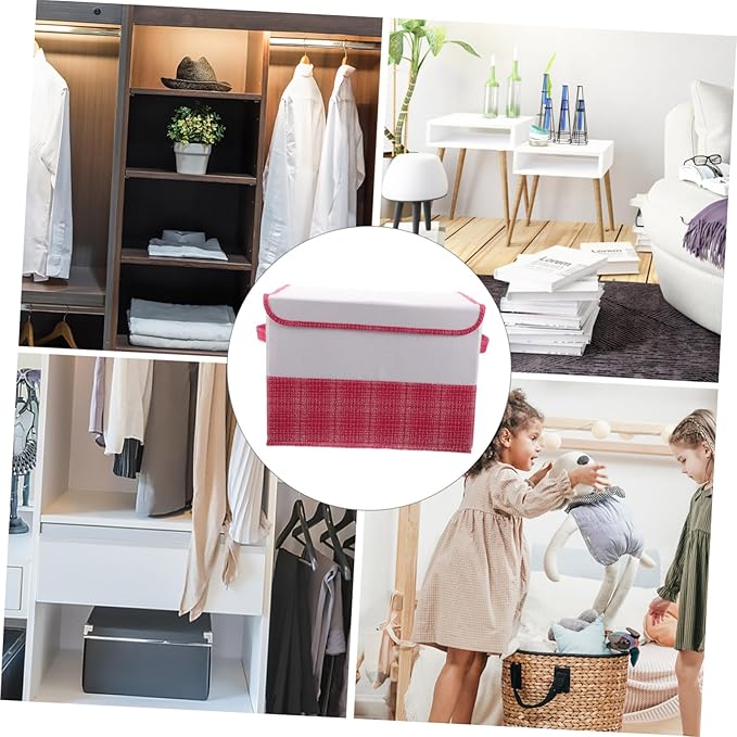 Sundries Storage Case High-end Non-woven Fabric Double Lid Closets Organizer Housewarming