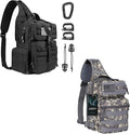 G4Free Tactical Sling Military Shoulder Backpack EDC Assault Range Bag and Tactical Sling Bag Military Rover Shoulder Sling Pack Molle EDC Chest Pack