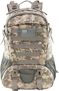 Jueachy Tactical Backpack for Men Hiking Day Pack Molle Military Rucksack Waterproof 30L EDC Bag with USA Flag Patch