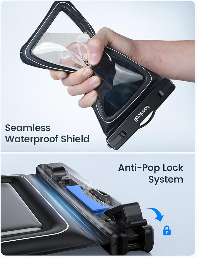 Lamicall Floating Waterproof Phone Pouch &amp 500D Dry Bag