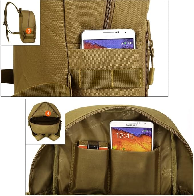 CREATOR 10L Mini Backpack Military MOLLE Tactical Backpack Rucksack Travel Daypack Gear Assault Pack