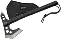 Sierra Zulu Camping Axe - Tactical Survival Hatchet with Bearded Axe Head Nylon Sheath &amp Glass Fiber Handle - Full Tang Outdoor Bushcraft Tool for Camping Hiking and Chopping Tasks