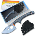 OUTDOOR ELEMENT Contour Feather Survival and Culinary Knives – VG10 Steel Fixed Blade with Fire Starter Hex Driver Knife Sharpener Sheath &amp Built in Whistle - Built For Camping &amp Outdoor Ad