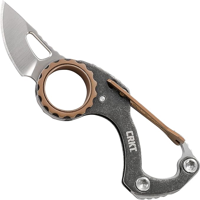 CRKT Compano Everyday Carry EDC Pocket Folding Knife with Slip Joint: Stainless Steel Blade Stainless Steel Handle 9082
