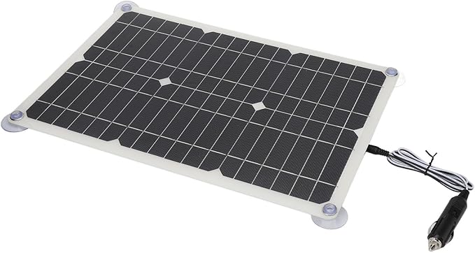 100W 18V Solar Battery Trickle Charger Maintainer Portable USB Controller Monocrystalline Panel Charging Kit Solar Panel Trickle Charging Kit for Car Automotive