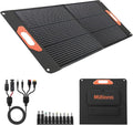 100W Portable Solar Panel for Power Station Compatible with Jackery Ecoflow Bluetti Anker and More Portable Power Stations Weatherproof for Camping RV Emergency Power (100W)