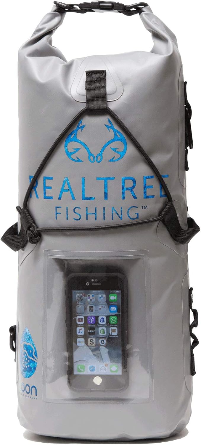Realtree™ Grey WAV3 15 LTR. Dry Bag for SUP iSUP Fishing