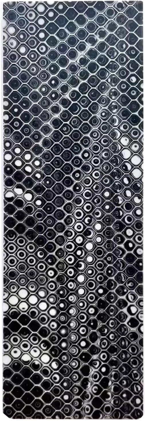 Blank Material For Resin Knife Scales Handle 2pcs Honeycomb Structure Texture DIY Custom Replacement Blanks(120x40x30mm)