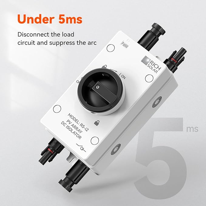 RICH SOLAR Solar PV DC Quick Disconnect Switch 1500V 32 Amps RS-i2