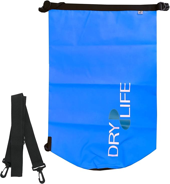 Dry Life 30L Dry Bag &amp Shoulder Strap - Blue