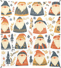 Christmas Card Funny Gnomes Scandinavian Flat Foldable Beach Canopy UPF50+ Waterproof Sun Shelter with Sand Shovel Sandbags for Family Trips Picnics &amp Camping