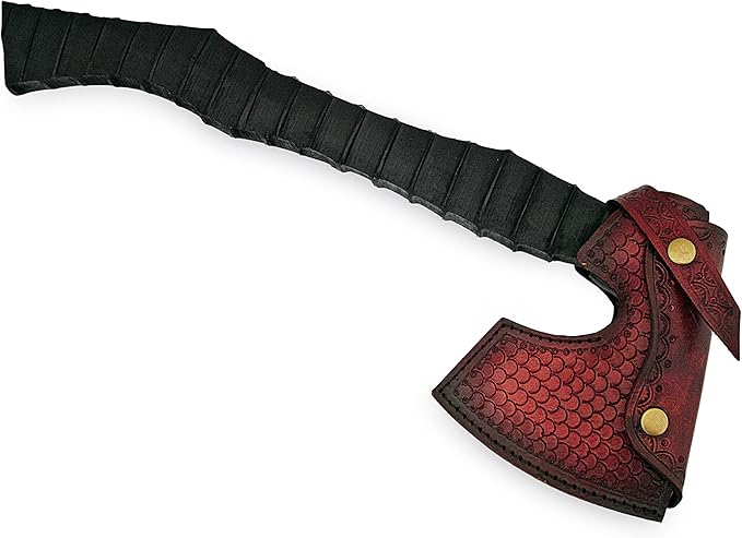 SFG - 20 Handmade Alloy Steel Axe Durable Sharp Blade. Forged for Hunting Camping Kindling Chopping Firewood Branch Cutting