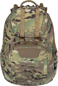 BOMTURN Military Tactical Backpack Small Army Molle Bag 2 Day Assault Pack 25L with Bottle Holders
