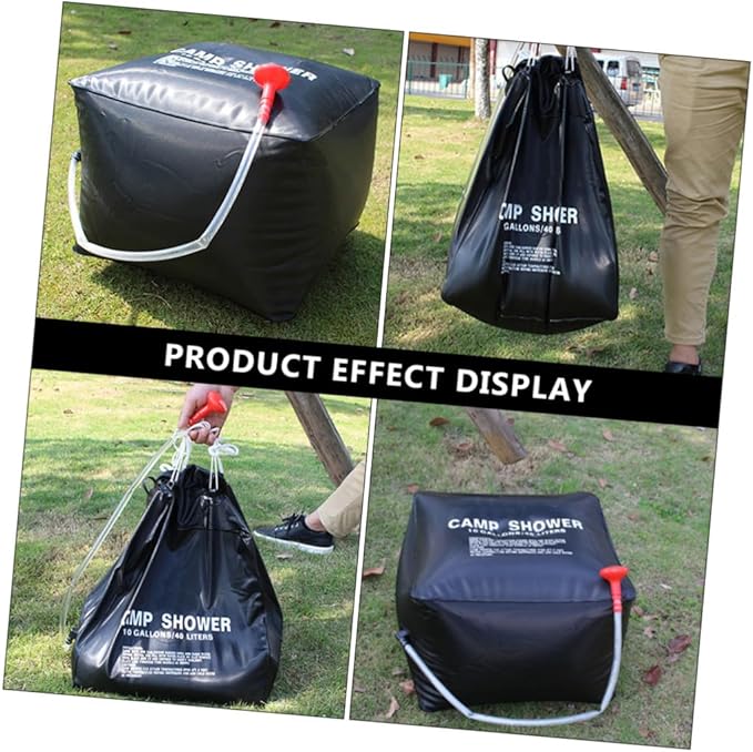 Abaodam Portable Solar Shower Bag for Camping Outdoor Shower Waterproof Design 20L Capacity for Travel and Hiking