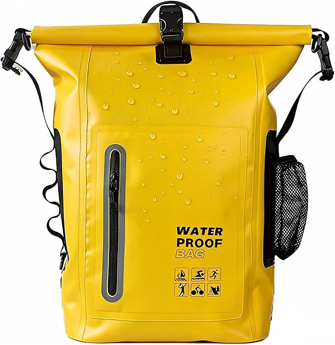 Dry Bag Waterproof 25L-Floating&ampLightweight Bags for Women Waterproof Backpack for Kayaking Boating FishingPaddle boarding Camping HikingRoll-Top Seal&ampAdjustable Shoulder Straps