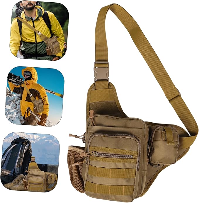 Lightweight Outdoor Storage Pouch for Cycling Hiking Travel with Multiple Compartments for Efficient Organization for Active Lifestyles
