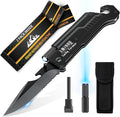 Stocking Stuffers for Men Dad Gifts: 2Pack Christmas for Adults Women Present Idea 7-In-1 Multi Tool Camping Fishing Multitool Birthday Gadgets for Him Boyfriend Husband Who Have Everything
