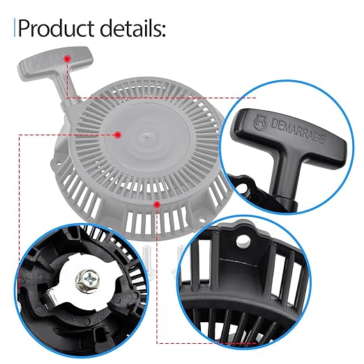 Pull Start Recoil Starter Compatible with Hond-a EU2000i Inverter Generator Replaces 28400-Z07-004