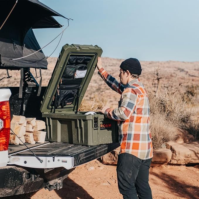 ROAM Adventure Co Rugged Case Lid Organizer Black 160L