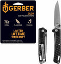 Gerber Gear Zilch Pocket Knife with 3.1 Plain Edge Blade Folding Knife with Clip Lightweight EDC Gear and Equipment