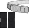 Detachable Horizontal MOLLE Single Module - Hook &amp Loop Adapter for Tactical Waist Rigs Secure Gear with Heavy-Duty Panels