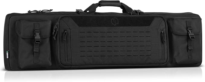 Savior Equipment Urban Warfare Tactical Double Long Gun Bag Case Backpack w/Pistol Handgun