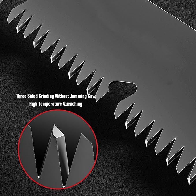 Folding Saw 9 Straight Blade SK9 Steel Ergonomic Handle for Wood &amp Dry Wood Pruning Cutting Branches Wallboard Drywall Plywood Bushcraft and Camping Tool