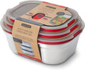 BLACK + BLUM Lunch Bowl Mixed Set - Reusable Meal Prep Containers for Picnic &amp Camping - Microwavable Stainless Steel Lunch Dinner Food Storage Box - Leak Proof Lid - Dishwasher Oven Safe - 20/30/