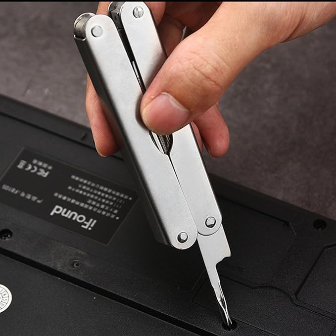 Multi-Tool Pliers 11-in-1 Stainless Steel Pocket Multi-Tool with Durable Sheath for EDC10PACK Bottle Opener Screwdriver with Nylon Sheath Gifts for Men Ideal for Outdoor Sports