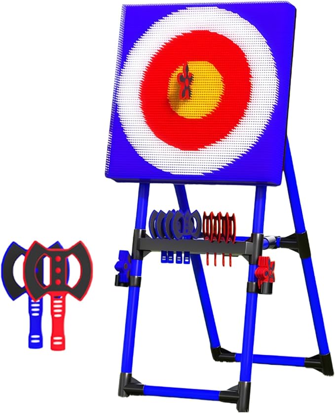 Safe Bristle Target Set Backyard Axe Throwing Game Axe Throwing Game for Backyard Indoor &ampOutdoorYard Games Lightweight &amp Portable for Camping