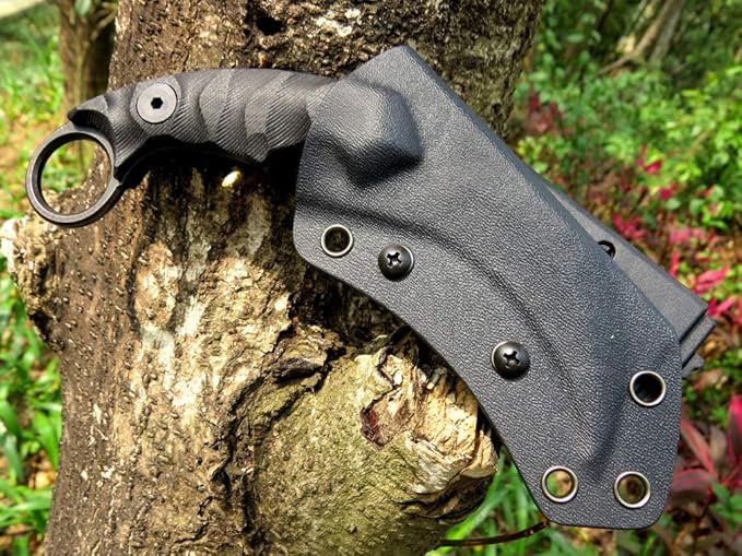 Ccanku C1691 Fixed Blade Knife D2 Steel G10 Handle 4 InchesOutdoor Claw KnifeCamping EDC Tools Kydex Sheaths … …