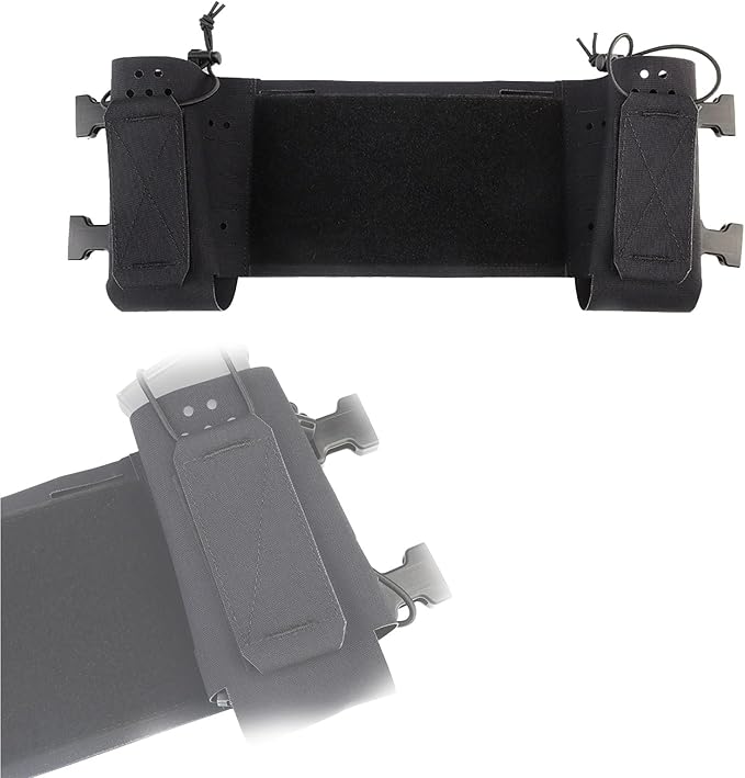 Modular MOLLE Chest Extension System Multi-Function Storage Pouch Portable Mission Organizer with Quick-Release