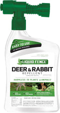 Liquid Fence Deer And Rabbit Repellent Concentrate 32 Ounces Hose-End Sprayer
