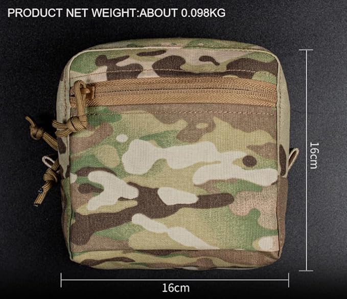 ACEXIER Tactical Molle GP Pouch 6×6 Zipper Chest Rig Hunting Vest Bag Military Belt Bags Airsoft Paintball Storage Tool Pack