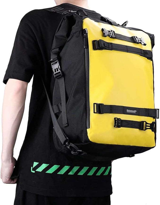 Rhinowalk Motor Pannier Bag 10/20/30L Multifunctional Waterproof Rear Rack Trunk Motorcycle Seat Bag