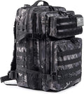 QT&ampQY 45L Military Tactical Backpacks Molle Army Assault Pack 3 Day Bug Out Bag Hiking Treeking Rucksack…