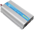 1000W Micro Inverter Grid Tie Solar Inverter MPPT Pure Sine Wave DC10.8-32V to AC110V Automatic Identification Power Inverters for 18V Solar Panel &amp 24V Battery Silver